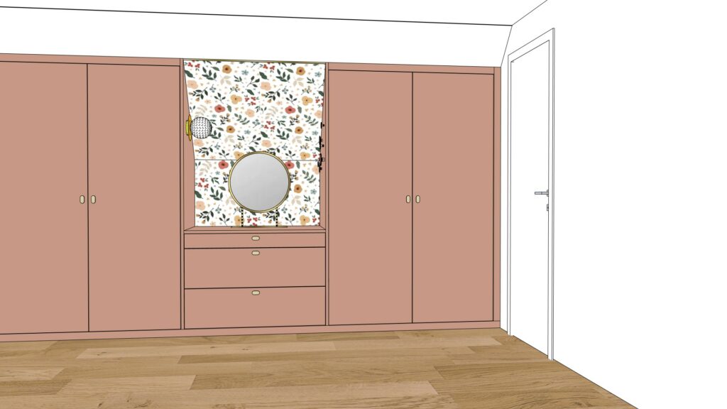 dressing enfant stratifié coloré