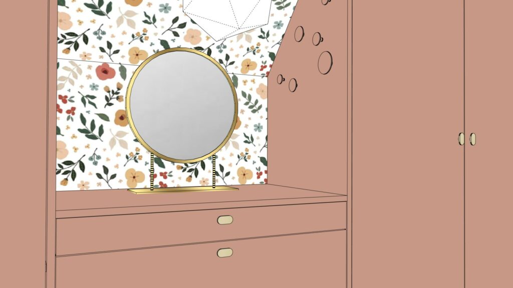 création sur mesure dressing chambre enfant