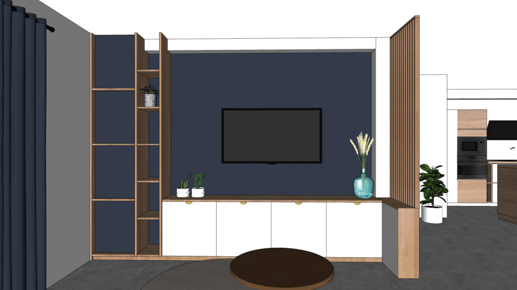 Création meuble Tv sur mesure
