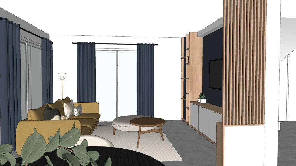 Aménagement salon Chaleureux