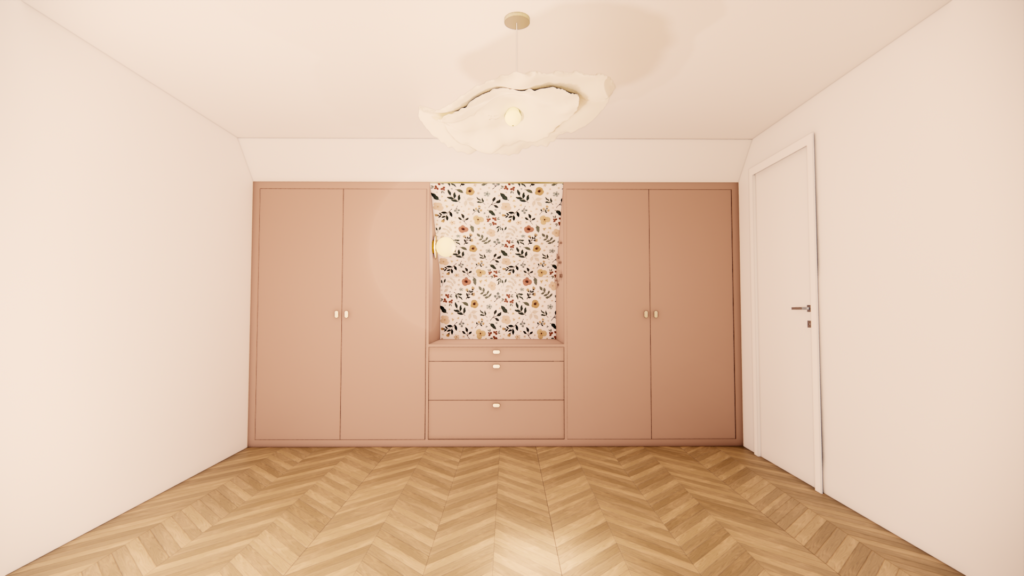 Aménagement dressing sur mesure chambre ado