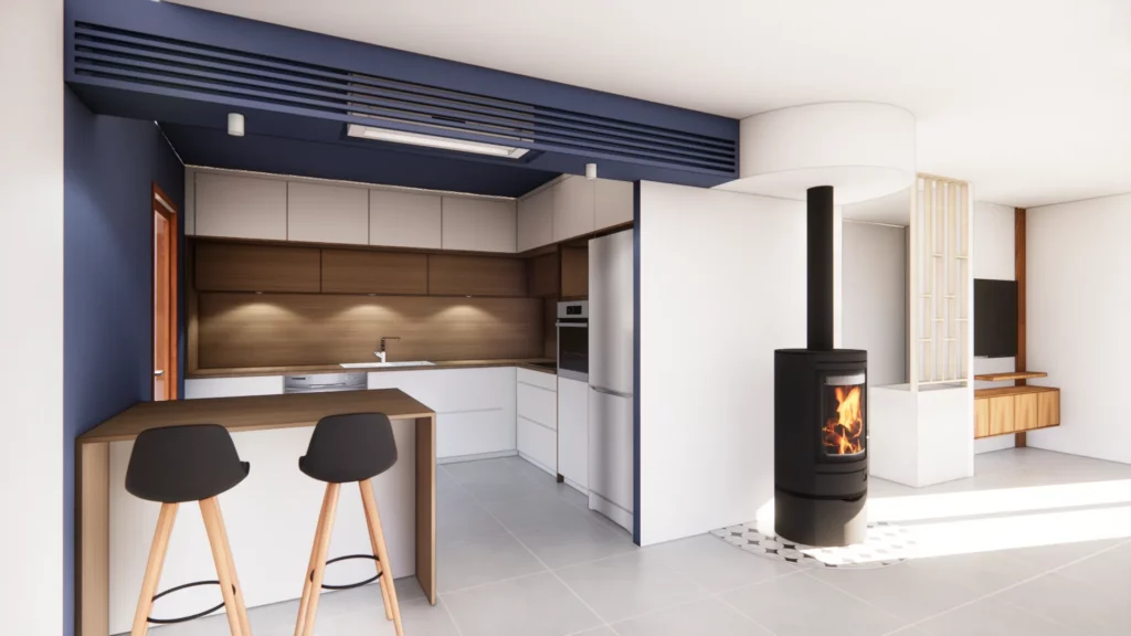 Rénovation intérieure ouverture cuisine séjour